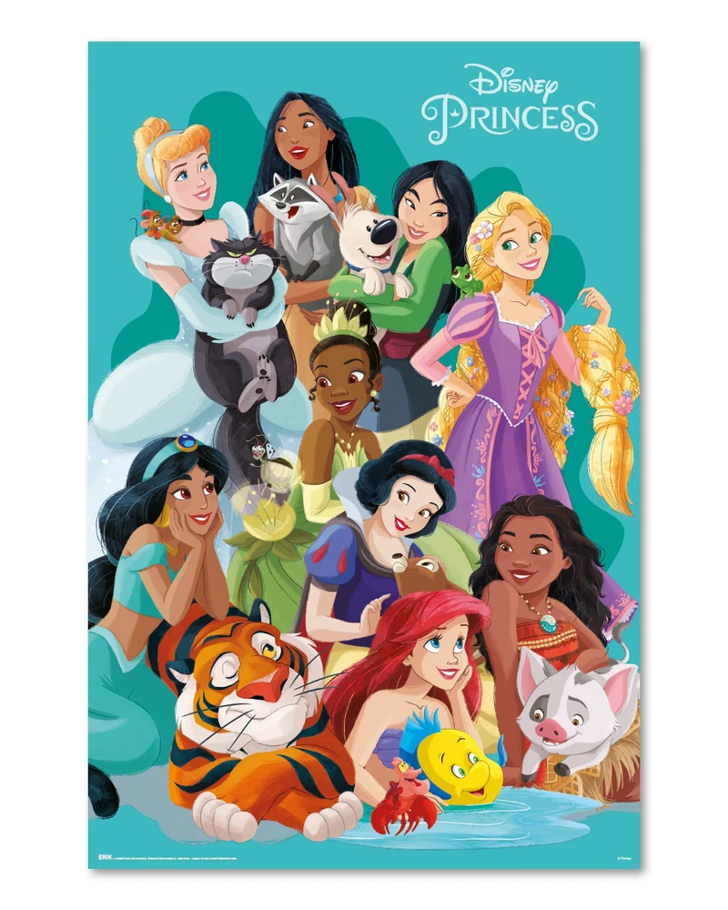 Disney Princess Poster Pets